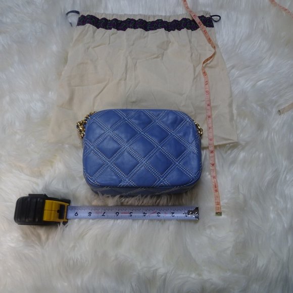 Tory Burch Fleming Soft Contrast-Stitch Camera Bag - Picture 2 of 5